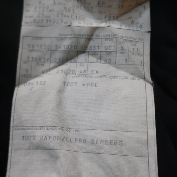 Mens Ermenegildo Zegna Black One Button Blazer, Tuxedo Style Pant Suit 60/US 50 - Picture 14 of 15